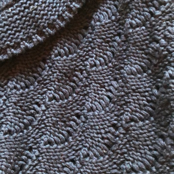 Talbots Navy Scalloped Cardigan - Picture 5 of 6